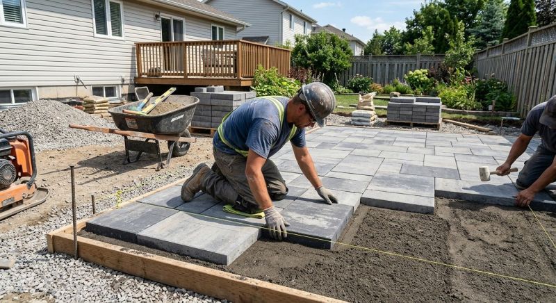 Paver Flooring Installation